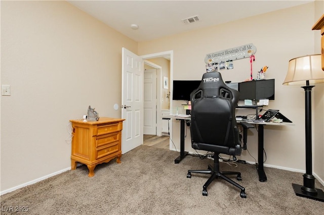 4813 W Virginia Falls Ln, Las Vegas, NV 89130 - home office featuring light colored carpet