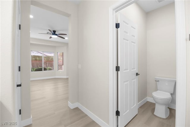 2118 High Mesa Dr, Henderson, NV 89012 - bathroom featuring wood finished floors and a ceiling fan