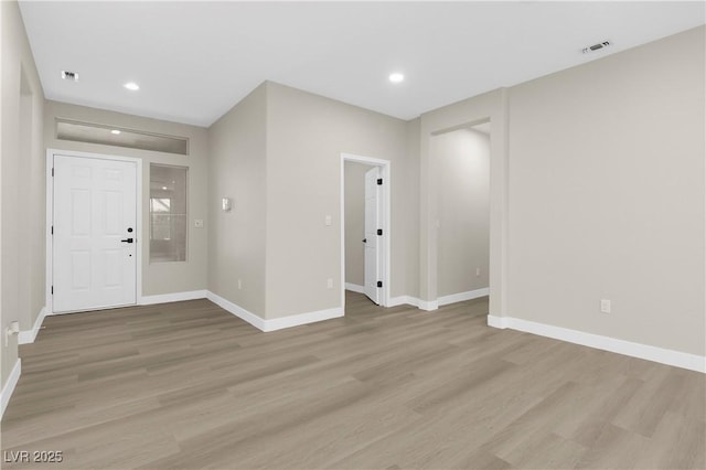 2118 High Mesa Dr, Henderson, NV 89012 - empty room featuring light wood-style floors and recessed lighting