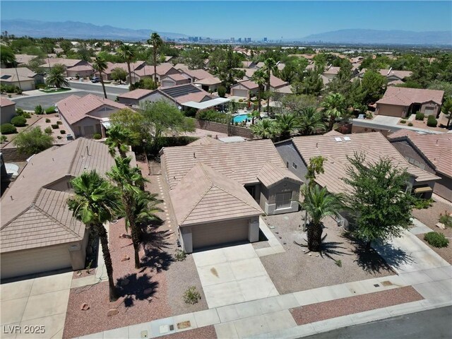 2118 High Mesa Dr, Henderson, NV 89012 - aerial perspective of suburban area featuring mountains
