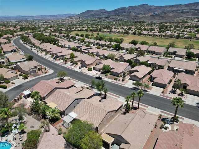 2118 High Mesa Dr, Henderson, NV 89012 - aerial view of property's location featuring a mountainous background and nearby suburban area
