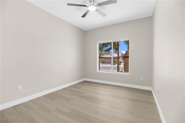 2118 High Mesa Dr, Henderson, NV 89012 - spare room with a ceiling fan and light wood-style flooring