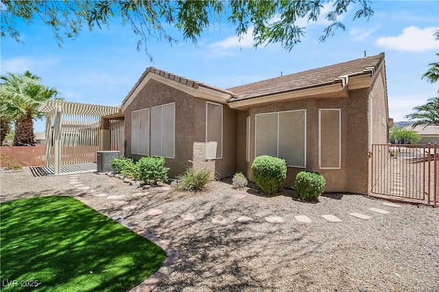 2118 High Mesa Dr, Henderson, NV 89012 - view of front of house featuring stucco siding and a gate