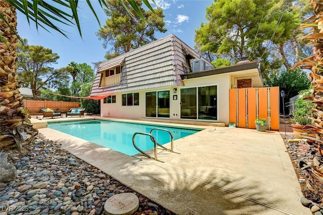 2095 Mohigan Way, Las Vegas, NV 89169 - view of pool with a patio and an outdoor living space