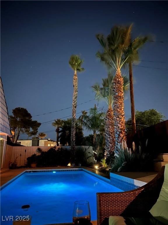 2095 Mohigan Way, Las Vegas, NV 89169 - view of swimming pool featuring a fenced backyard