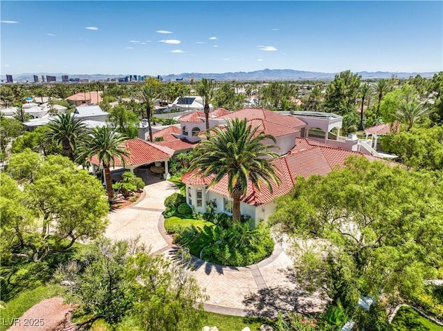 8021 Obannon Dr, Las Vegas, NV 89117 - view from above of property