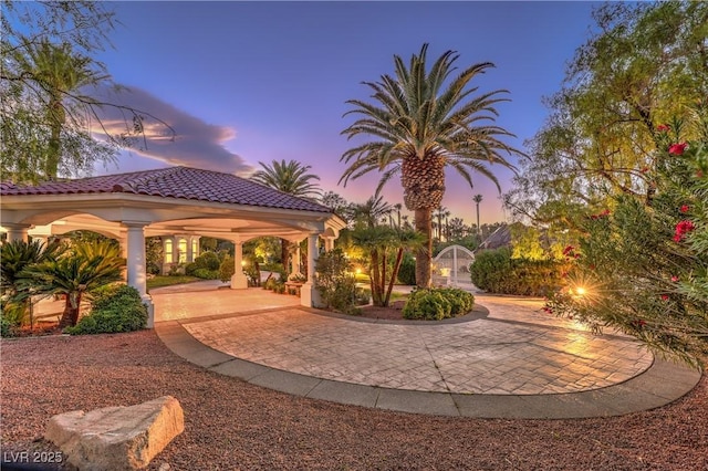 8021 Obannon Dr, Las Vegas, NV 89117 - view of patio featuring a gazebo