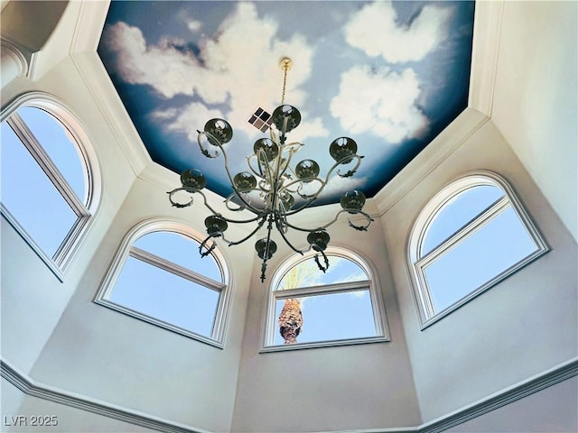 8021 Obannon Dr, Las Vegas, NV 89117 - detailed view of a chandelier