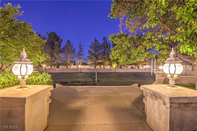 8021 Obannon Dr, Las Vegas, NV 89117 - view of patio at twilight