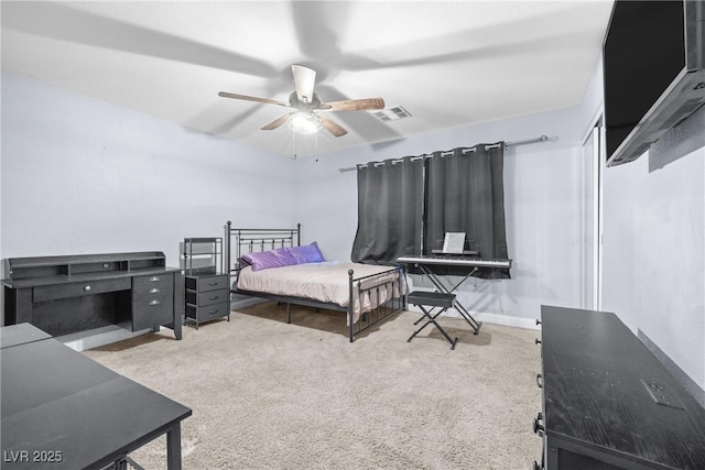 1141 Brent Park Ct, Henderson, NV 89002 - bedroom featuring carpet floors and a ceiling fan