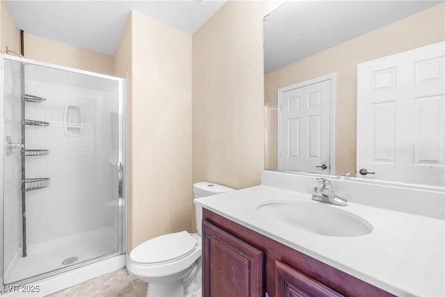 1141 Brent Park Ct, Henderson, NV 89002 - full bathroom featuring a shower stall, vanity, and tile patterned floors