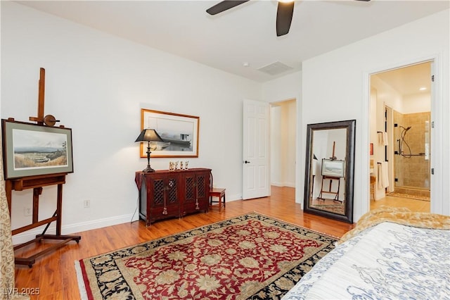 7209 Millerbird St, North Las Vegas, NV 89084 - bedroom with wood finished floors and connected bathroom