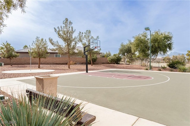 7209 Millerbird St, North Las Vegas, NV 89084 - view of basketball court with community basketball court