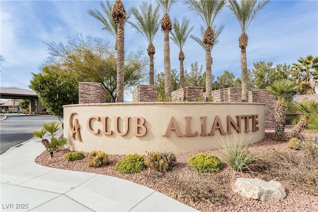 7209 Millerbird St, North Las Vegas, NV 89084 - view of community sign