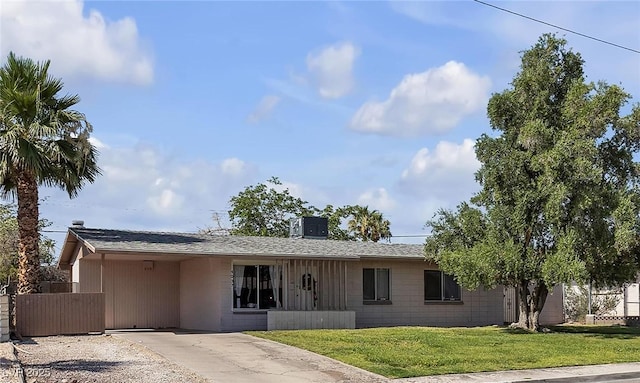1037 Westminster Ave, Las Vegas, NV 89119 - ranch-style house featuring concrete driveway