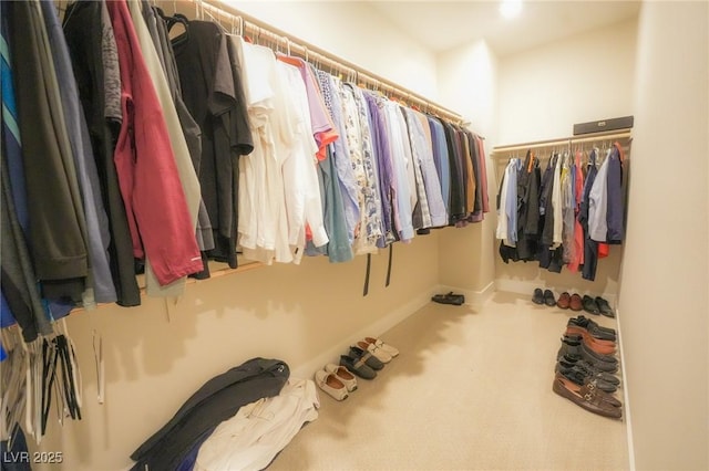 4182 Solace St, Las Vegas, NV 89135 - walk in closet with carpet flooring
