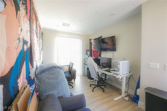 4182 Solace St, Las Vegas, NV 89135 - office with wood finished floors