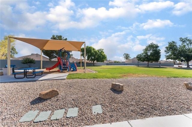 5243 Edna Crane Ave, North Las Vegas, NV 89031 - community jungle gym with a lawn