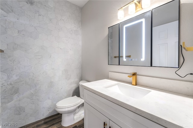 1016 Eaglewood Dr, Las Vegas, NV 89144 - bathroom featuring vanity and wood finished floors