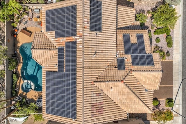 56 Ancient Hills Ln, Henderson, NV 89074 - view from above of property