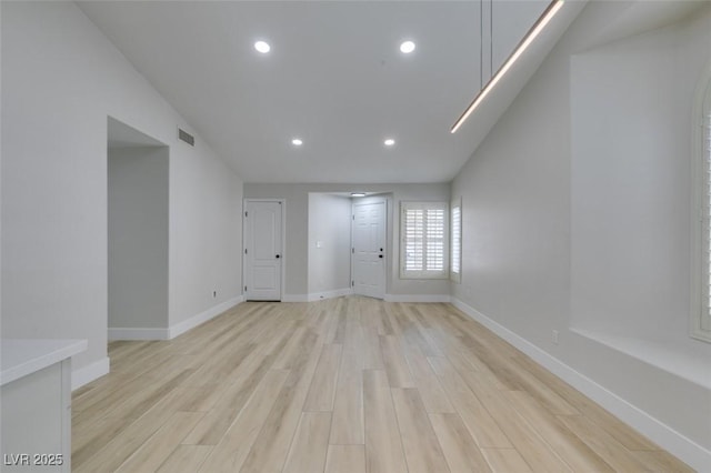 1844 Grand Prairie Ave, North Las Vegas, NV 89032 - unfurnished room featuring recessed lighting and light wood finished floors