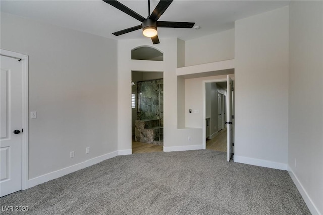 1844 Grand Prairie Ave, North Las Vegas, NV 89032 - carpeted spare room with ceiling fan and baseboards