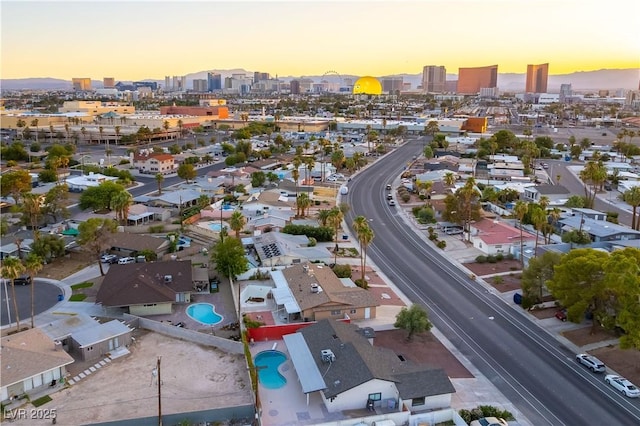 1571 Pawnee Dr, Las Vegas, NV 89169 - view of urban area featuring a pool area