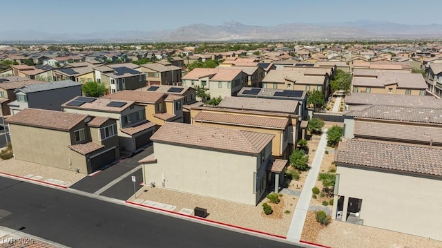 7212 Sunray Point St, North Las Vegas, NV 89084 - aerial perspective of suburban area featuring mountains