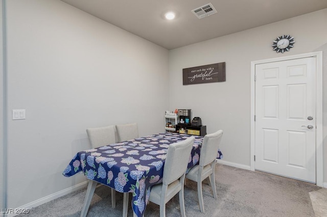 7212 Sunray Point St, North Las Vegas, NV 89084 - dining space featuring light colored carpet and recessed lighting