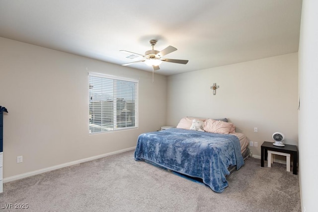 7212 Sunray Point St, North Las Vegas, NV 89084 - bedroom featuring carpet and ceiling fan