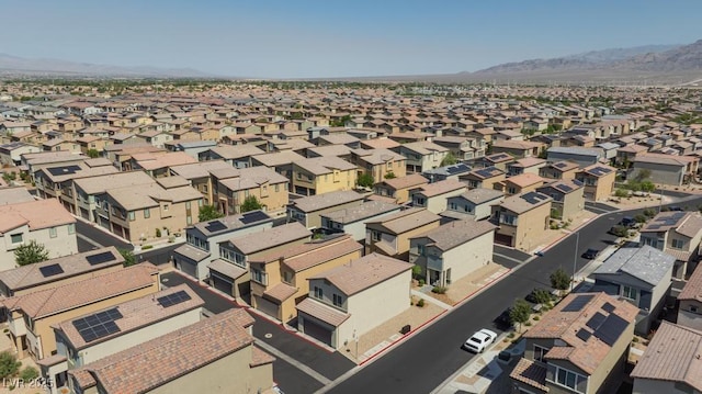 7212 Sunray Point St, North Las Vegas, NV 89084 - aerial perspective of suburban area with mountains