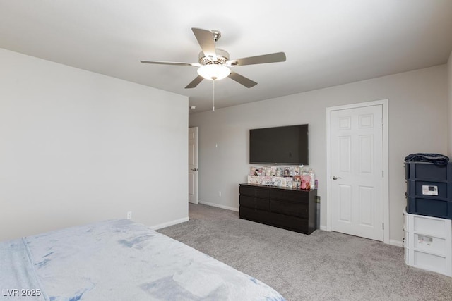 7212 Sunray Point St, North Las Vegas, NV 89084 - bedroom featuring carpet and a ceiling fan