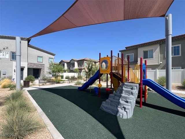 7226 N Decatur Blvd Unit 4, Las Vegas, NV 89131 - community playground featuring a residential view