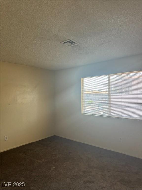 3420 Mercury St Unit B, North Las Vegas, NV 89030 - empty room with dark carpet and a textured ceiling