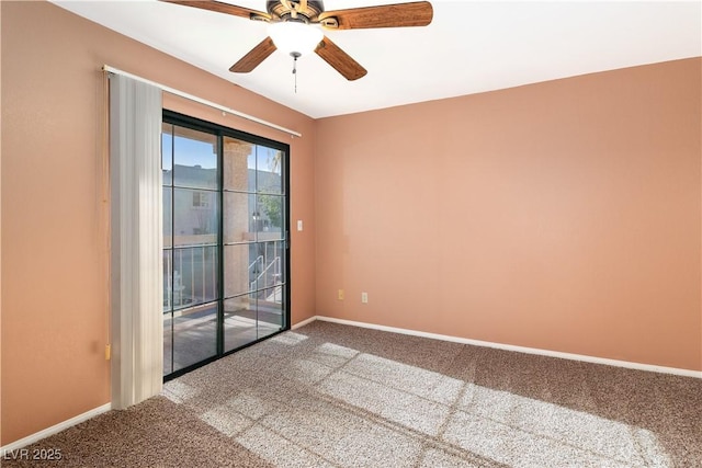 1948 Las Palmas Ln Unit 277, Laughlin, NV 89029 - unfurnished room with carpet and ceiling fan