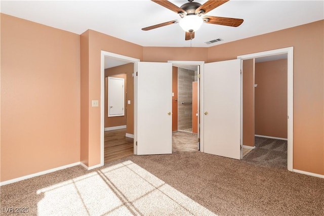 1948 Las Palmas Ln Unit 277, Laughlin, NV 89029 - unfurnished bedroom with carpet flooring and ceiling fan