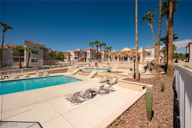 1948 Las Palmas Ln Unit 277, Laughlin, NV 89029 - community pool with a residential view and a patio