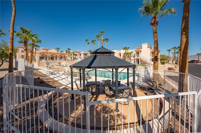 1948 Las Palmas Ln Unit 277, Laughlin, NV 89029 - dock area featuring a gazebo and a residential view