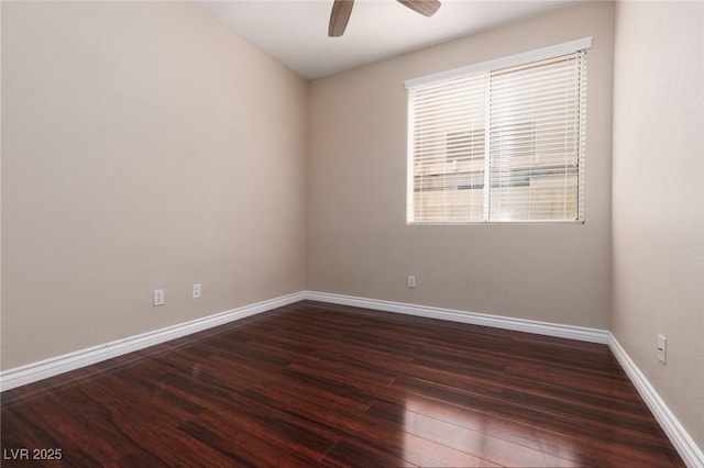 757 Roddenberry Ave, Las Vegas, NV 89123 - unfurnished room with a ceiling fan and wood finished floors