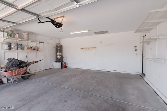 757 Roddenberry Ave, Las Vegas, NV 89123 - garage with a garage door opener and secured water heater