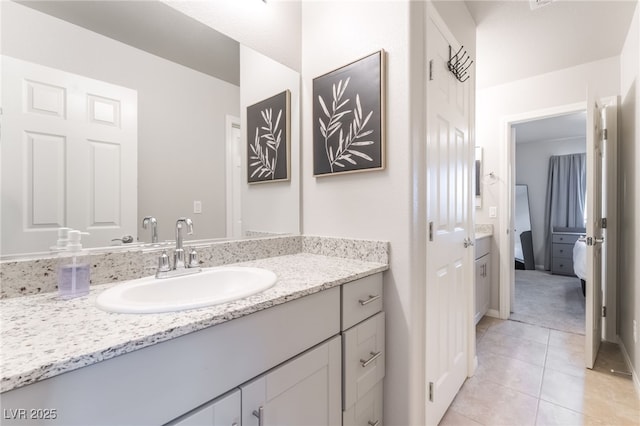 9237 Brayden Bay St, Las Vegas, NV 89178 - ensuite bathroom featuring vanity and tile patterned flooring