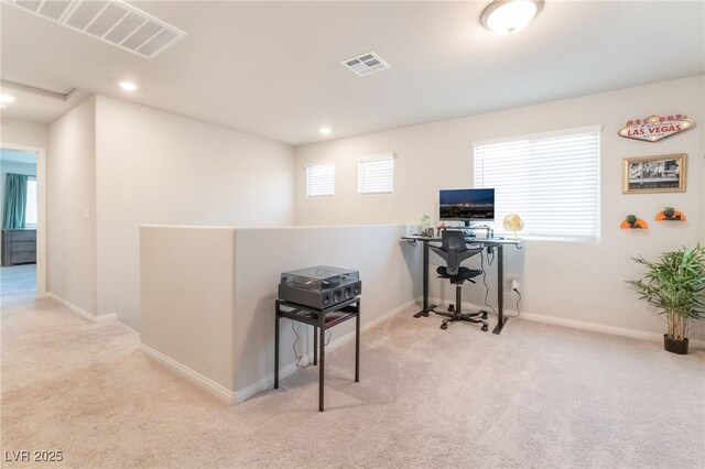 9237 Brayden Bay St, Las Vegas, NV 89178 - carpeted office with recessed lighting