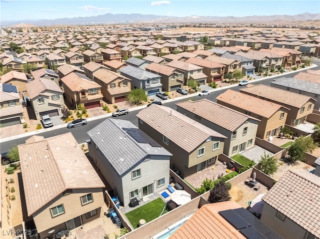 9237 Brayden Bay St, Las Vegas, NV 89178 - aerial view of residential area with mountains