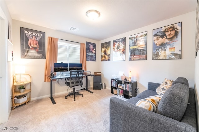 9237 Brayden Bay St, Las Vegas, NV 89178 - office area featuring carpet and baseboards