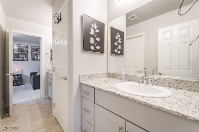 9237 Brayden Bay St, Las Vegas, NV 89178 - bathroom featuring vanity and tile patterned floors