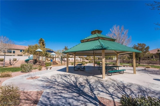 8929 Glenistar Gate Ave, Las Vegas, NV 89143 - view of property's community with a gazebo