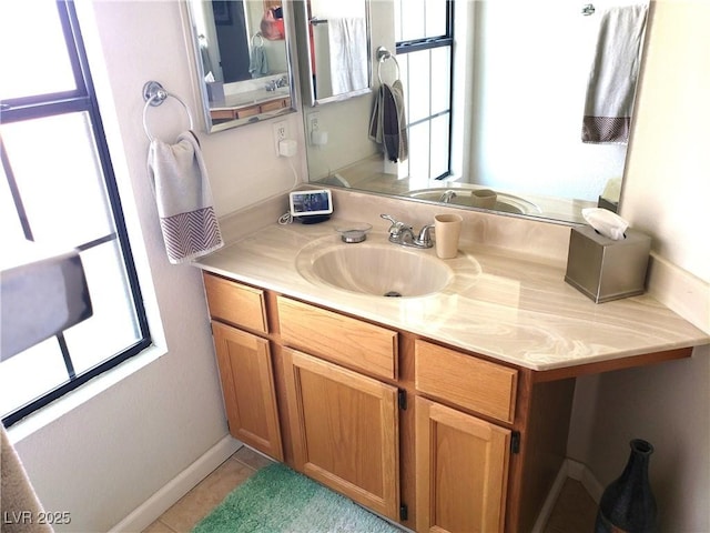 4816 Fiesta Lakes St, Las Vegas, NV 89130 - bathroom featuring vanity and tile patterned flooring