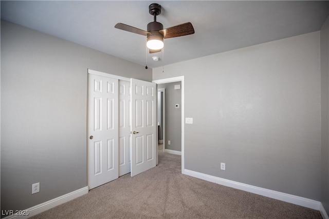 1155 Heavenly Harvest Pl Unit 3, Henderson, NV 89002 - unfurnished bedroom with carpet floors, a closet, and a ceiling fan