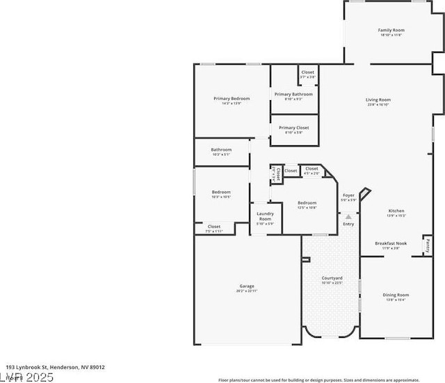 193 Lynbrook St, Henderson, NV 89012 - view of room layout