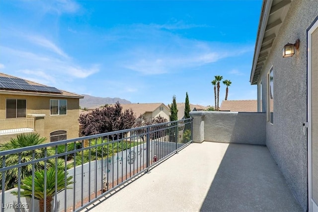 7816 Red Leaf Dr, Las Vegas, NV 89131 - balcony featuring a mountain view